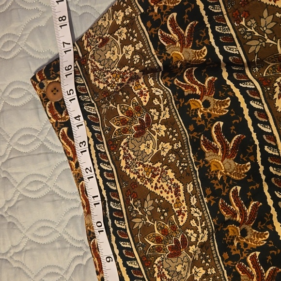 Vintage Style Tapestry Mini Wrap Skirts 100% Cotton - Picture 6 of 7